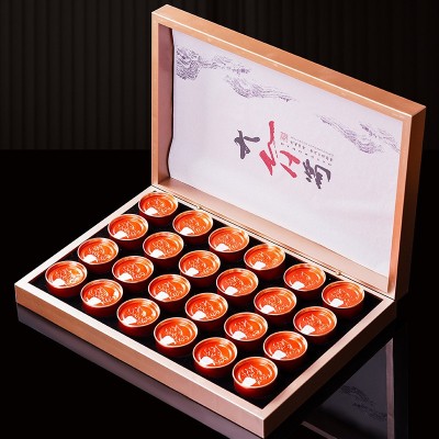 小泡罐装大红袍茶叶礼盒装武夷岩茶大红袍茶叶乌龙茶礼盒批发图4