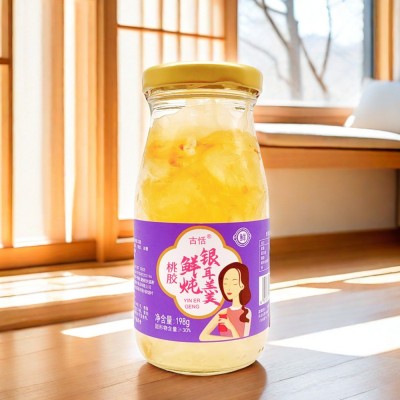 古恬 鲜炖桃胶银耳羹 零添加 即食银耳图4