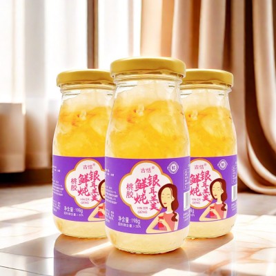 古恬 鲜炖桃胶银耳羹 零添加 即食银耳图2
