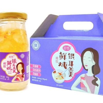 古恬 鲜炖桃胶银耳羹 零添加 即食银耳图3