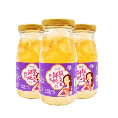 古恬 鲜炖桃胶银耳羹 零添加 即食银耳图5