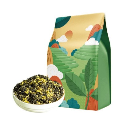 桂花乌龙新茶花茶奶茶原料基底茶奶茶店专用茶叶批发散装图5