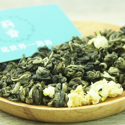 广西横县茉莉花茶厂家批发雪花玉螺茉莉绿茶叶特级浓香型龙珠散装图2