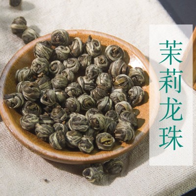 广西横县茉莉花茶厂家批发雪花玉螺茉莉绿茶叶特级浓香型龙珠散装图3