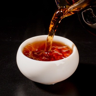 永明茶厂普洱茶第二批【典藏级别】勐宋老树圆茶熟茶357克茶饼图3