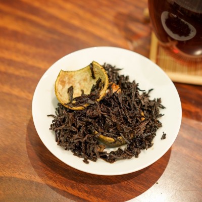 新会小青柑陈皮熟茶云南普洱茶正宗生晒小柑图5