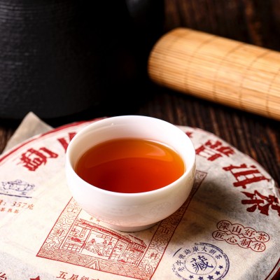 勐库大树熟茶云南普洱茶十年老茶昆明仓仓储图4