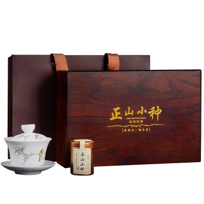 武夷山正山小种新茶特级红茶高档小罐装茶叶礼盒装送礼礼品批发图5
