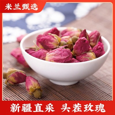 和田玫瑰花茶新疆地区直发重瓣新货花型饱满大朵散装罐装批发代发图2