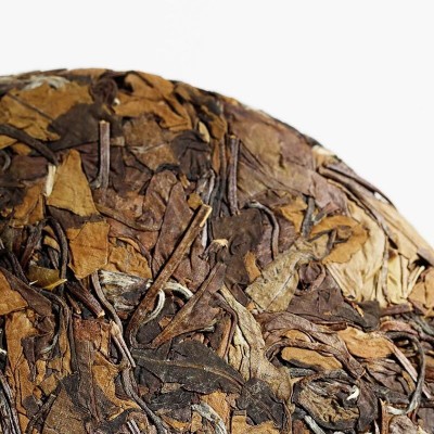 龙年纪念饼寿眉饼高山日晒福鼎老白茶饼350g福鼎茶叶批发图3