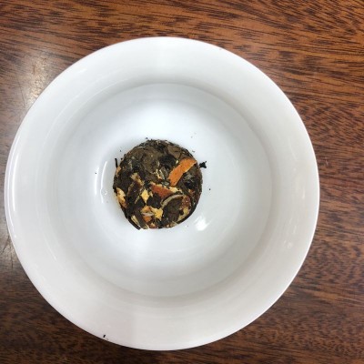 批发陈皮白茶 桂花红茶 普洱龙珠柠檬白茶小圆饼散装茶叶一 件代发图4