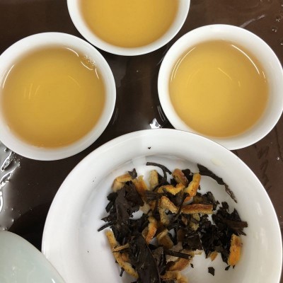 批发陈皮白茶 桂花红茶 普洱龙珠柠檬白茶小圆饼散装茶叶一 件代发图3