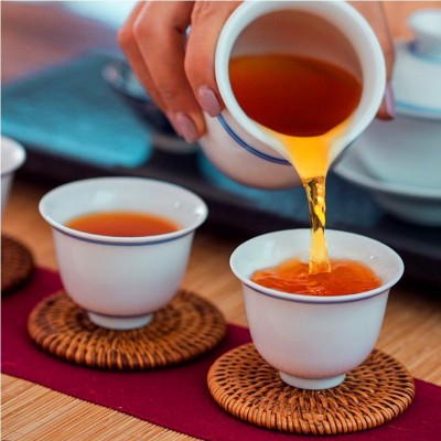 桐木关金骏眉茶叶 红茶小罐子茶仿金丝楠实木礼盒装送礼佳品礼品图5