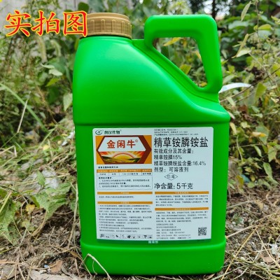 利尔金闲牛15%精草胺膦除草剂果园杂草作物行间抗性牛筋草大桶装图2