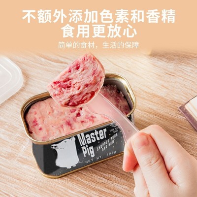 猪掌门 火腿猪肉午餐肉 罐头 三明治早餐方便速食图3