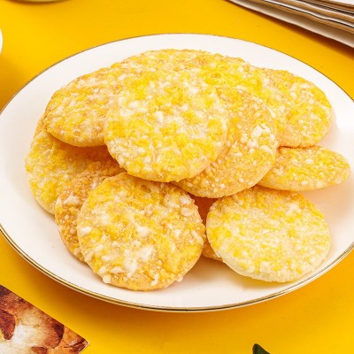 北海道牛奶风味双色烧 新西兰无水奶油雪米饼30g/包 休闲零食批发图3