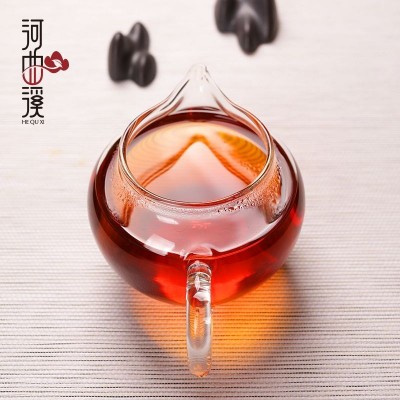 湖南特产茯砖茶安化黑茶茶叶细嫩原料金花天茯1kg 茯砖茶工厂批发图2
