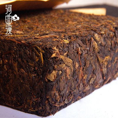 【白板茶砖】湖南安化黑茶茯砖茶原叶金茯1000克图4