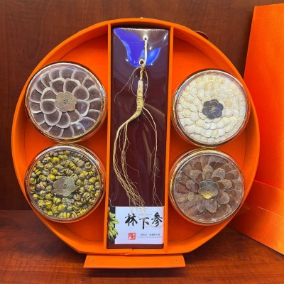 红参礼盒 补品送长辈石斛西洋参鹿茸片节日可按需搭配 实用礼盒图2