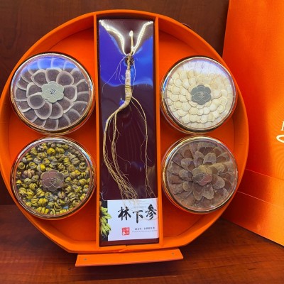 红参礼盒 补品送长辈石斛西洋参鹿茸片节日可按需搭配 实用礼盒图4