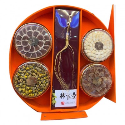 红参礼盒 补品送长辈石斛西洋参鹿茸片节日可按需搭配 实用礼盒图5
