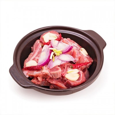 恒都 羊蝎子1kg/袋 羊肉生鲜 国产冷冻火锅食材图2