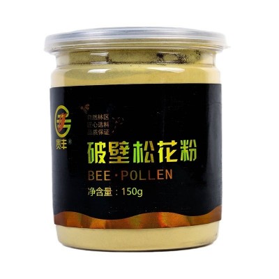 东北破壁级松花粉正品自然蜂花粉150g油菜花粉冲水食用高活性营养图5