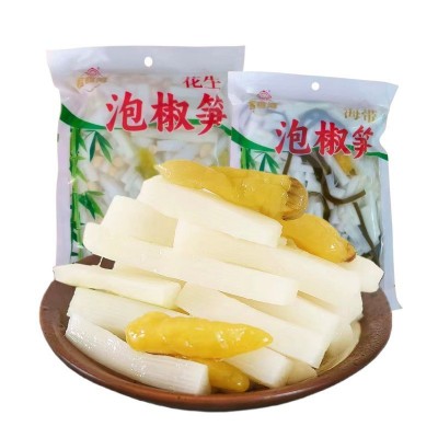厂家货源泡椒笋海带笋小零食跑江湖地摊展销会销下饭菜泡椒笋冷吃图5