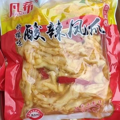 无骨鸡爪带骨香辣鸡爪鸡脚带骨泡椒鸡爪开袋即食商用家用20斤装图4