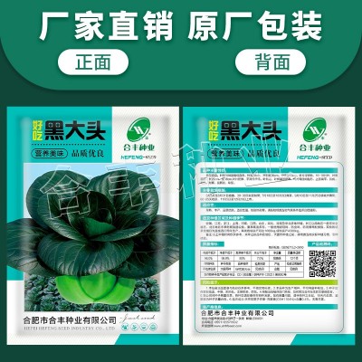 黑大头青菜种子40g 大叶矮脚苏州青种籽黑叶油亮上海青白蔬菜种孑图2