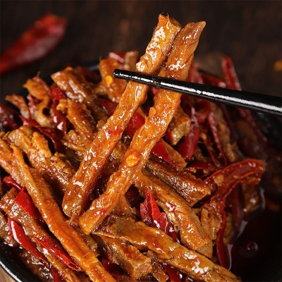 四川特产麻辣牛肉条自贡冷吃牛肉丝批发休闲零食小吃一件代发图2