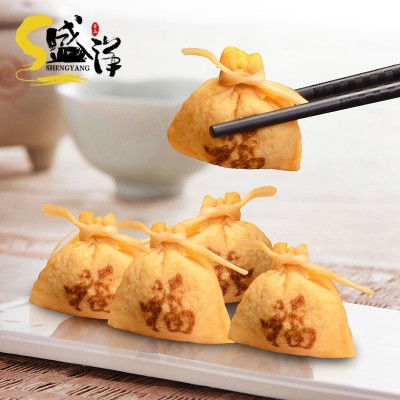 鱼丸福袋 豆捞火锅丸子关东煮 豆皮海鲜冷冻鱼籽福袋批发1000g图2