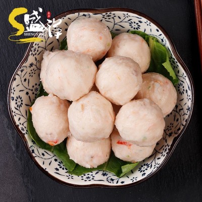 虾滑火锅店虾滑手打虾滑250g青虾滑大虾丸真鲜见冷冻火锅食材配菜图2