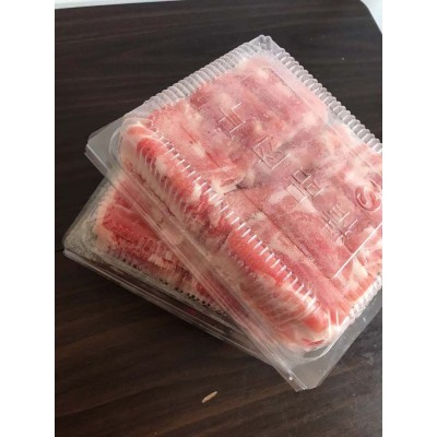 内蒙古厂家批发羊肉卷羊肉片火锅羊肉新鲜现切肥牛卷1公斤包邮2盒图3