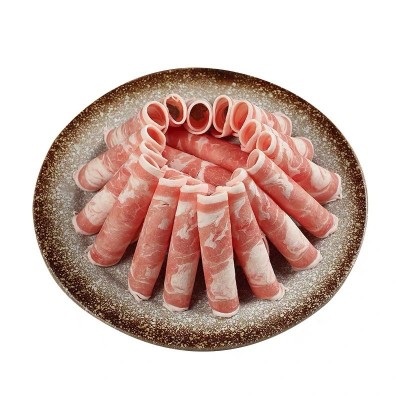 内蒙古厂家批发羊肉卷羊肉片火锅羊肉新鲜现切肥牛卷1公斤包邮2盒图5