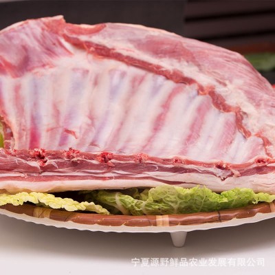1000克宁夏滩羊无脊整羊排羔羊排滩羊肉新鲜烧烤肋排炖羊肉批发图3