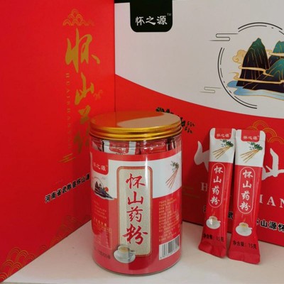 铁棍山药粉三合一礼盒装河南特产怀山药礼品批发山药代餐粉图4