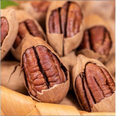 碧根果厂家整箱批发坚果零食休闲小吃干果奶油味薄壳核桃代理代发20斤图2