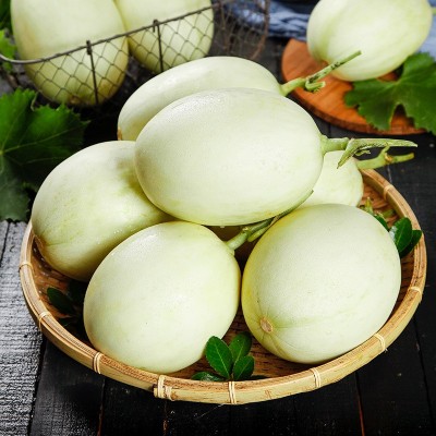 玉菇甜瓜新鲜水果冰激凌整箱包邮当季白香瓜正宗羊角10蜜4.5斤图4