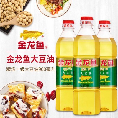 团购房产保险活动礼品整箱15瓶装精炼一级大豆油900ml毫升金龙鱼图3