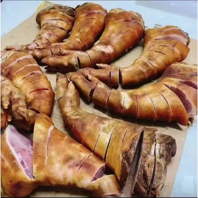 重庆特产柴火烟熏腊猪蹄子风干腊肉腊猪脚杆猪腿整只图3