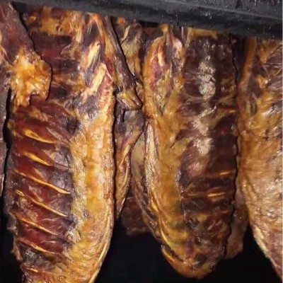 重庆特产腊排骨腊肉排骨 烟熏腊排骨 骨中排风干腊肉中排咸排骨图4
