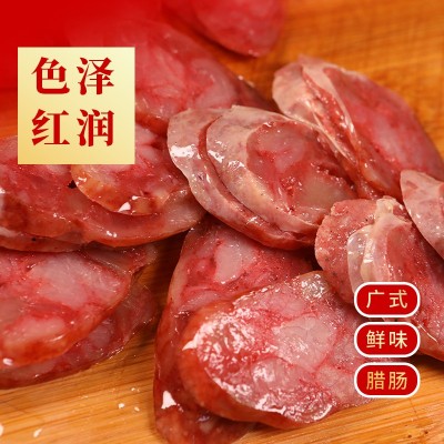 广式鲜味腊肠 正宗广味 农家散养黑猪肉制作 肥瘦比例适中图2
