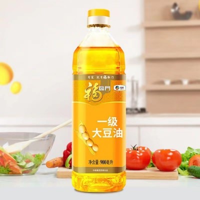 福临门大豆油900ml瓶装会销礼品食堂家用炒菜烹饪植物调和油批发图3