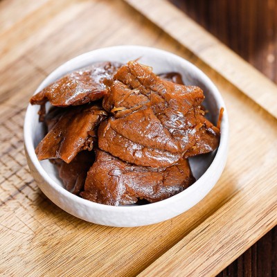 豆腐干散装厂家批发 金针菇豆脯 网红零食烤肉豆干 手撕素肉豆干图2