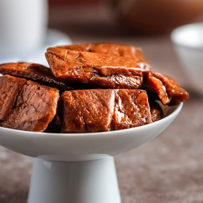 烤肉豆干网红零食夹心肉豆脯五香辣手撕素肉豆腐干独立小包装250g图2