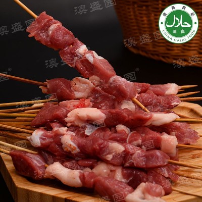 羔羊肉串清真冷冻散养羔羊正宗原切羔羊冷冻商用食材顺丰急邮图2