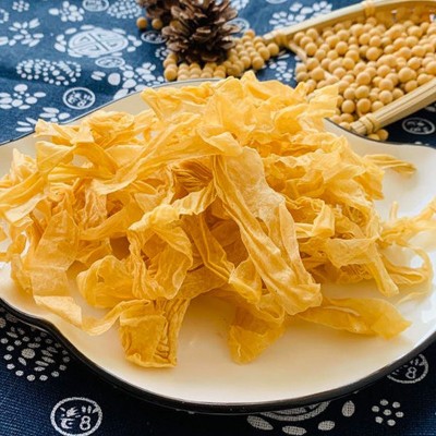 豆皮5斤 东北豆腐皮无盐有盐干货豆皮蛋白豆制品厂家批发一件代发图3