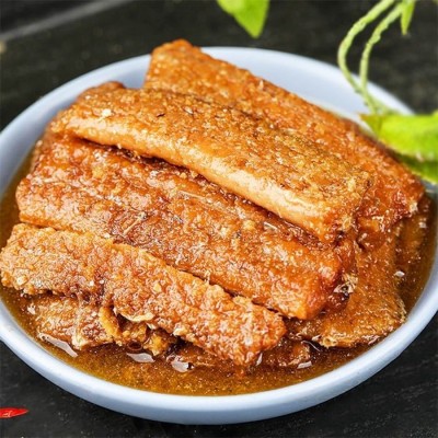 即食麻辣小海鲜五香带鱼下饭菜罐装香辣刀鱼肉罐头常温 厂家直销图3
