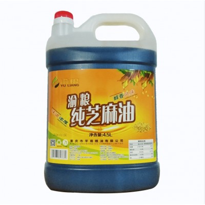 纯芝麻油4.5L压榨香油食用油批发大桶包装商用餐饮店用工厂直销图4